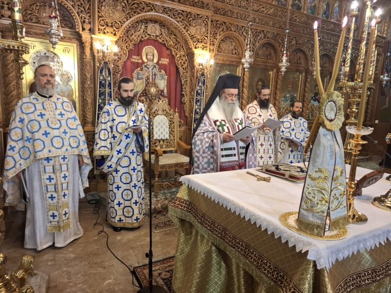 Η αρχαιοπρεπής Θεία Λειτουργία του Αγίου Ιακώβου Αδελφοθέου στη Δράμα